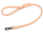 Round leather lead