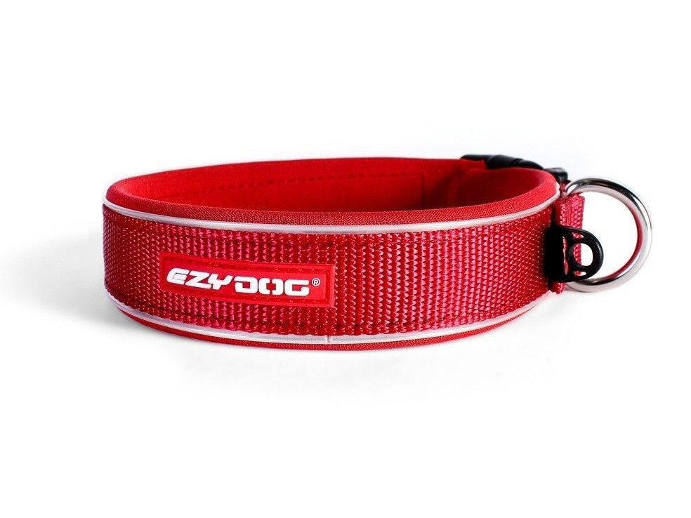 ezydog_neo_collar_red EzyDog Neo Classic ошейник КРАСНЫЙ — изображение 1