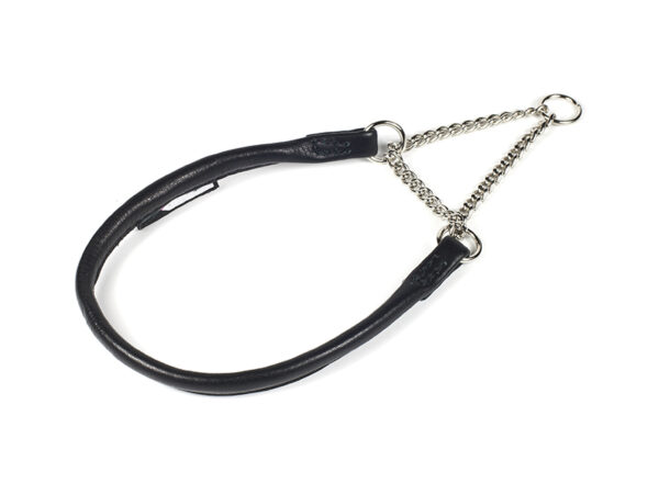 Poolpoov kaelarihm ümmargune Ø4mm MUST - Image 1