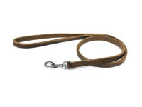 Short fat leather lead 10mm*70cm