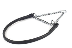 Leather half-choke 6mm BLACK