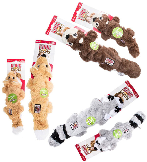 Kong SCRUNCH KNOTS raccoon - Image 3
