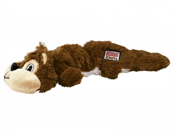 Kong SCRUNCH KNOTS squirrel - Image 1