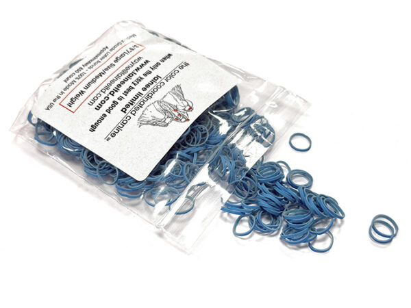 Large baby blue Lainee latex bands Large 10mm - BABY BLUE - Image 1