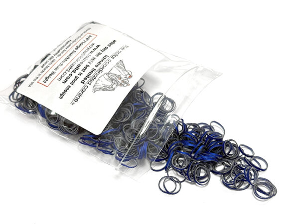 Lainee latex bands Large 10mm - METALLIC SAPPFIRE - Image 1