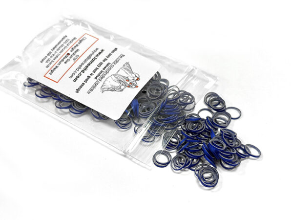 Lainee latex bands Medium 8mm - METALLIC SAPPFIRE - Image 1