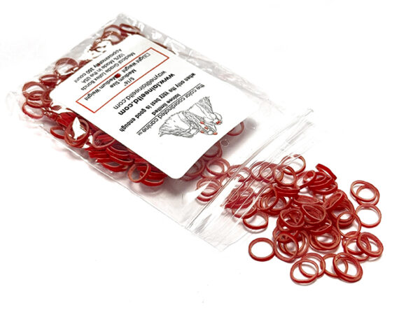 Lainee latex bands Medium 8mm - RED - Image 1