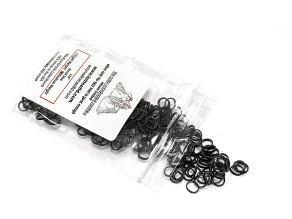 Small black Lainee Резинки Small 6mm - BLACK — изображение 1