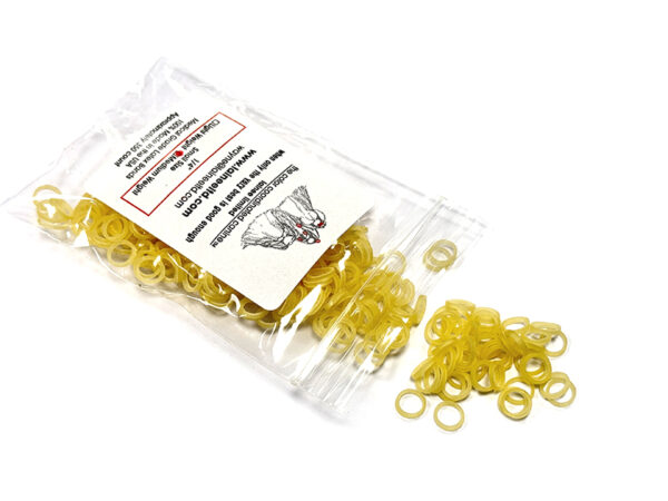 Lainee latex bands Small 6mm - CLEAR - Image 1