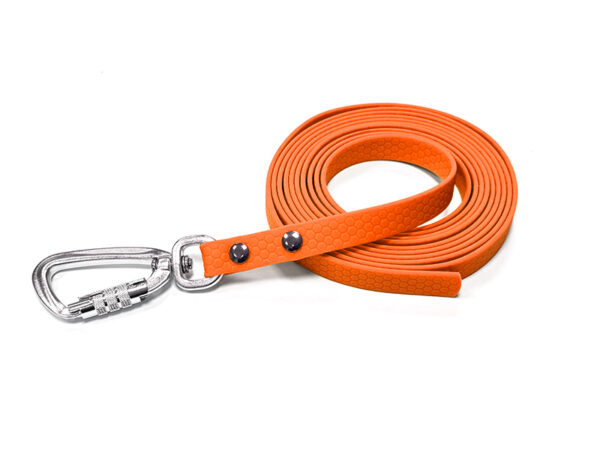 Biothane HEXA Twist lock - ORANGE - Image 1