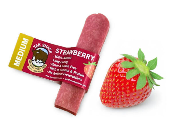 Yak-m-strawberry s Yak Snack - MAASIKAS Medium - Image 1