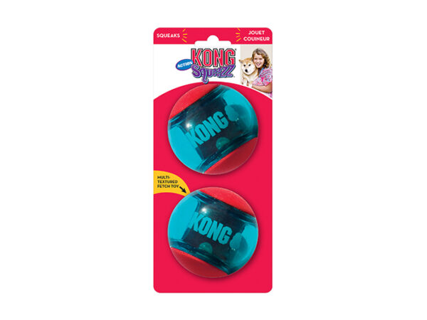 KONG Squeezz Action Ball Red L - Image 1