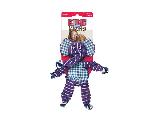 KONG Floppy Knots Elephant M/L - Image 1
