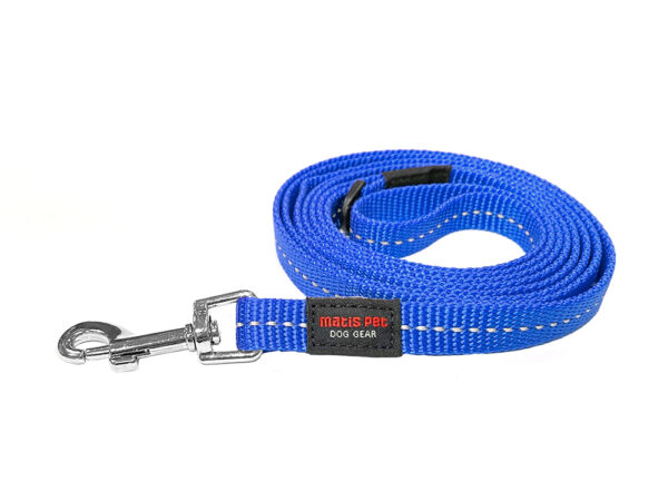 Matis Pet leash 13mm BLUE - Image 1