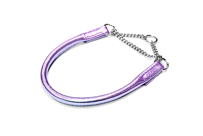 metallic lavender s Poolpoov kaelarihm ümmargune Ø4mm METALLIK LAVENDEL - Pilt 1