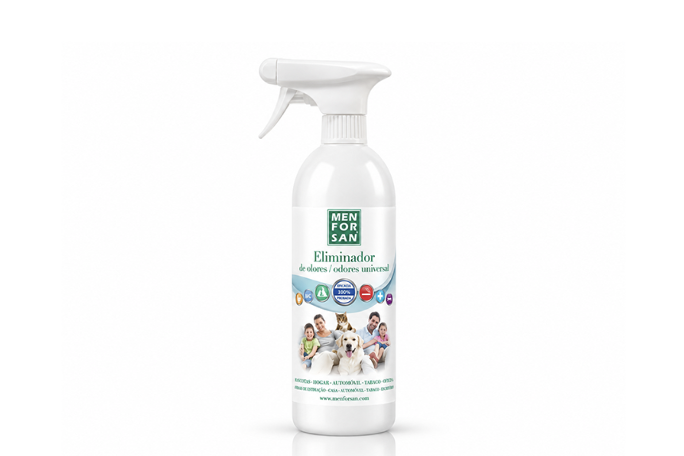 odor 750 Menforsan Universal Odour Eliminator Spray — спрей от запахов, 750 мл — изображение 1